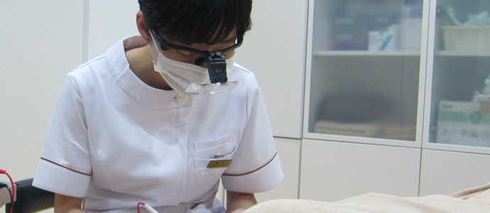 経験豊富な看護師による施術